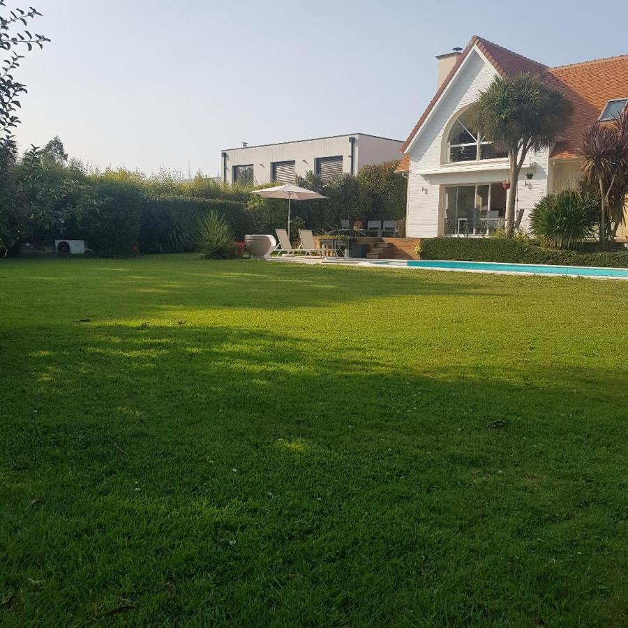 Grande Chambre Entre Caen Et La Mer Chambre Terrasse Jardin Et Piscine Mathieu Exterior photo